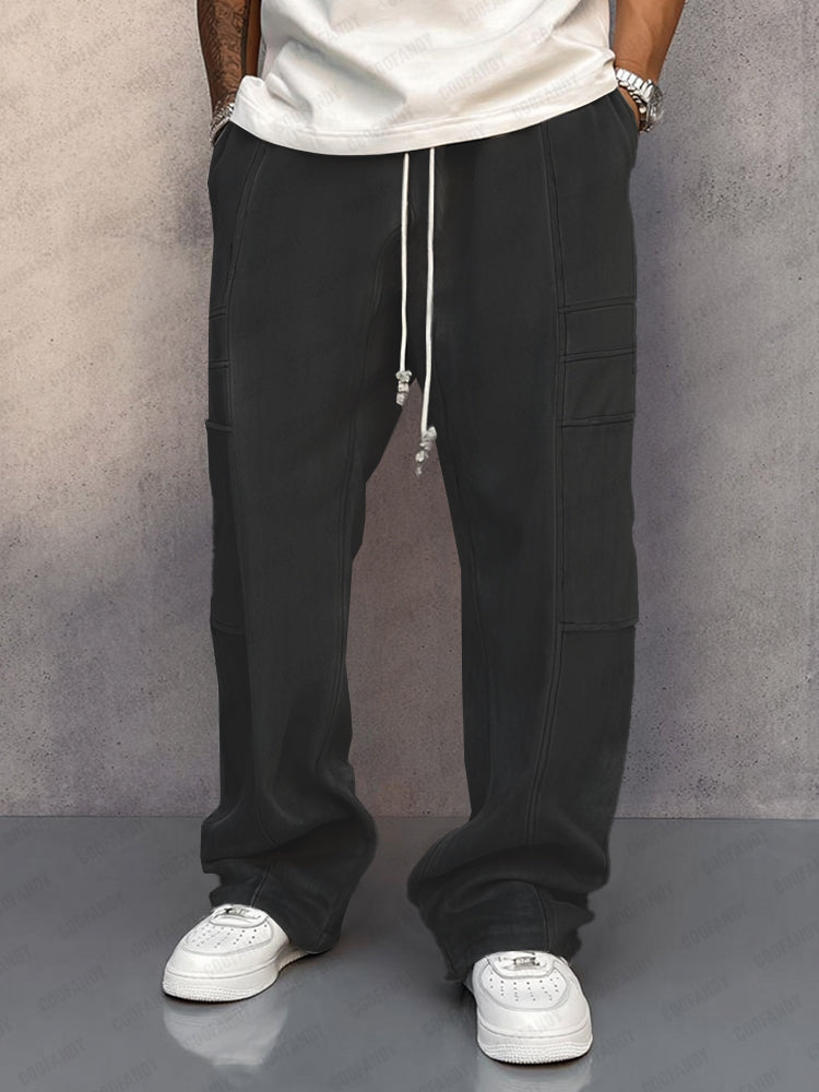 Pantalón de ante holgado y cómodo
