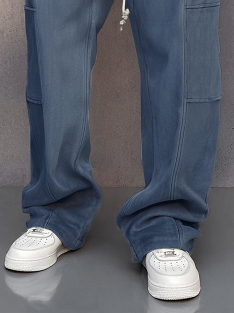Pantalón de ante holgado y cómodo