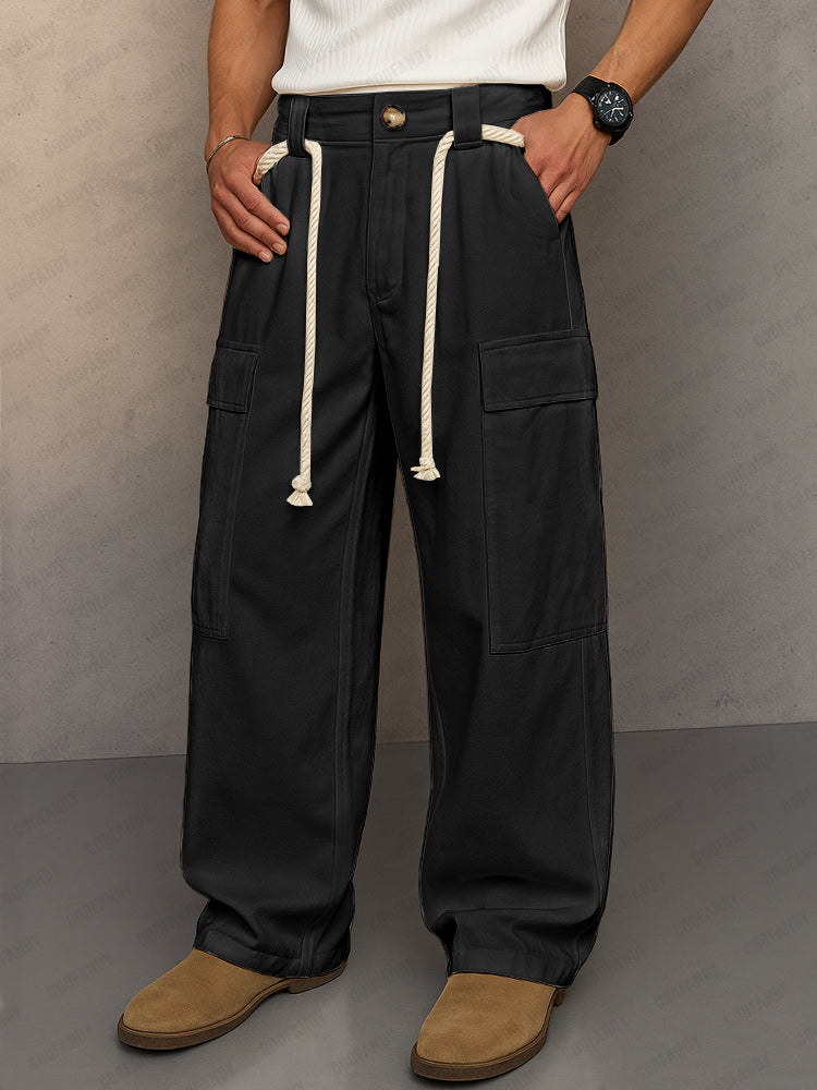 Pantalón cargo de algodón
