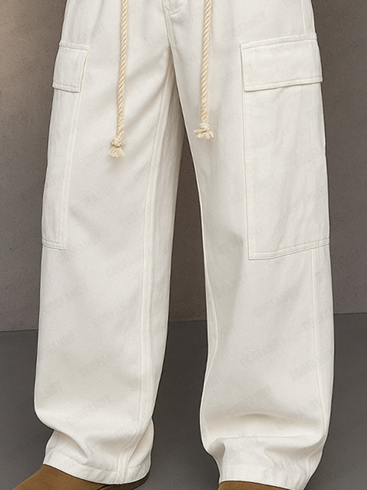 Pantalón cargo de algodón