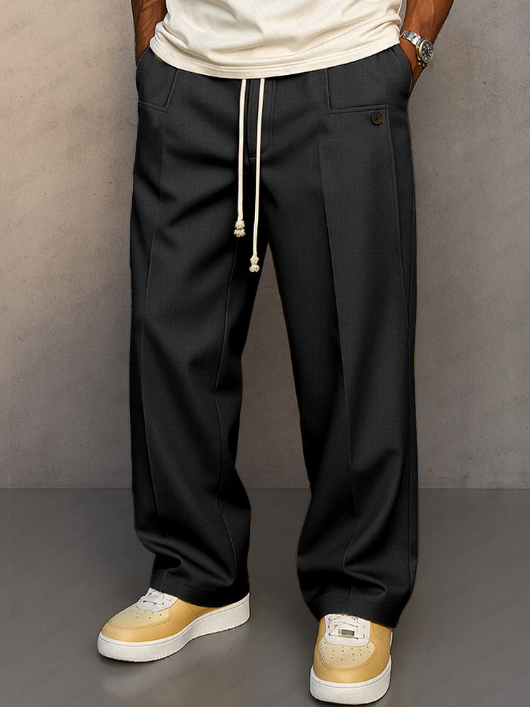 Pantalón urbano cómodo con cordón