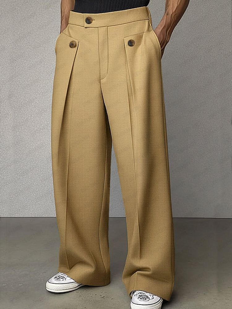 Pantalón sastre de talle alto smart casual