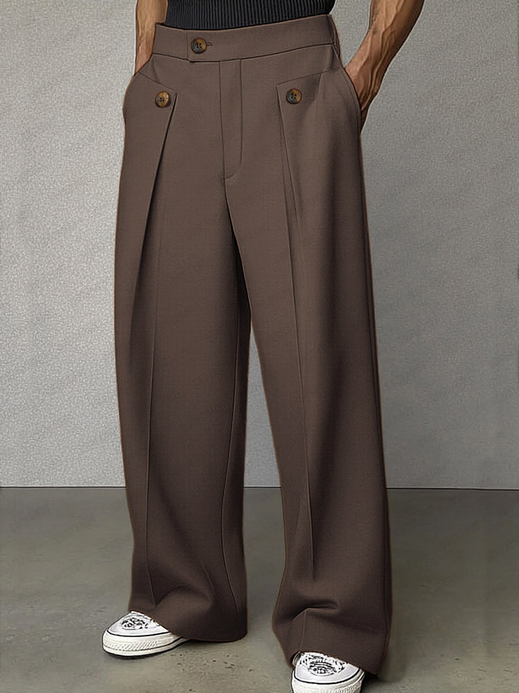 Pantalón sastre de talle alto smart casual