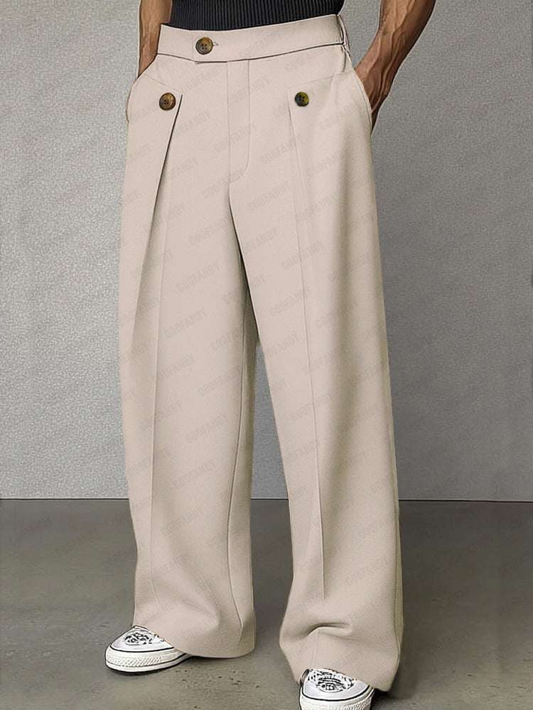 Pantalón sastre de talle alto smart casual