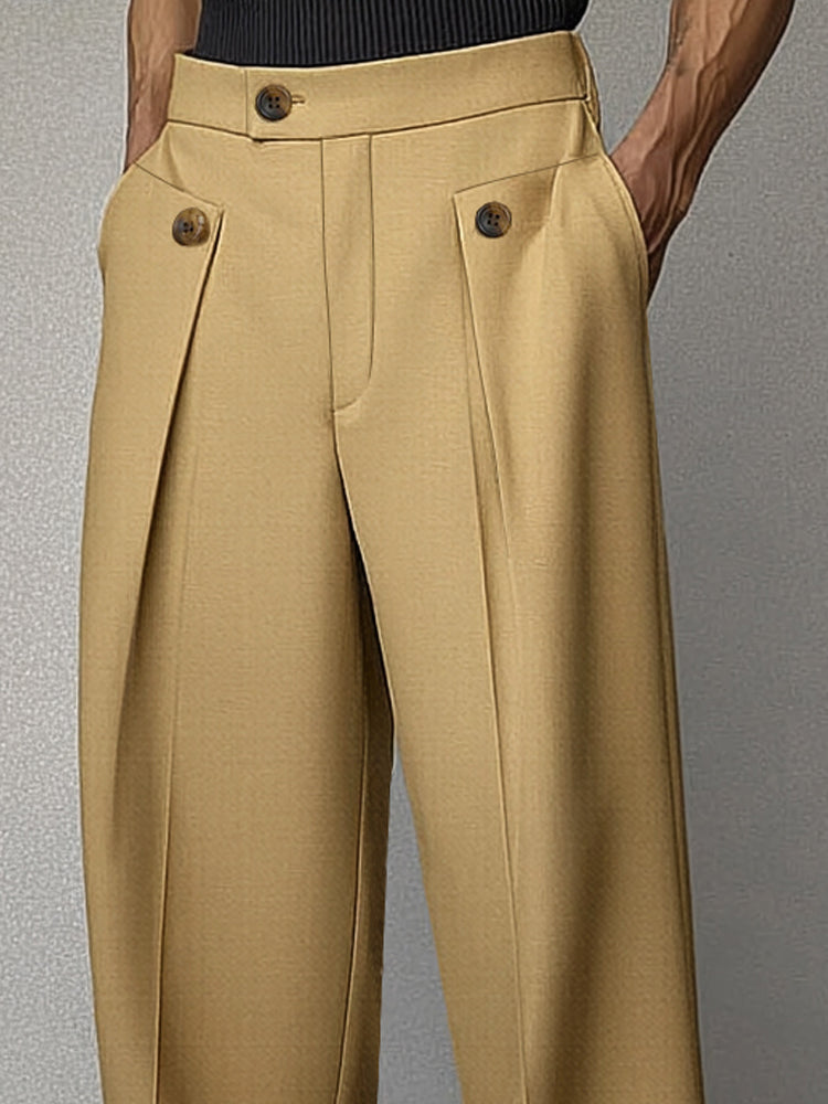 Pantalón sastre de talle alto smart casual