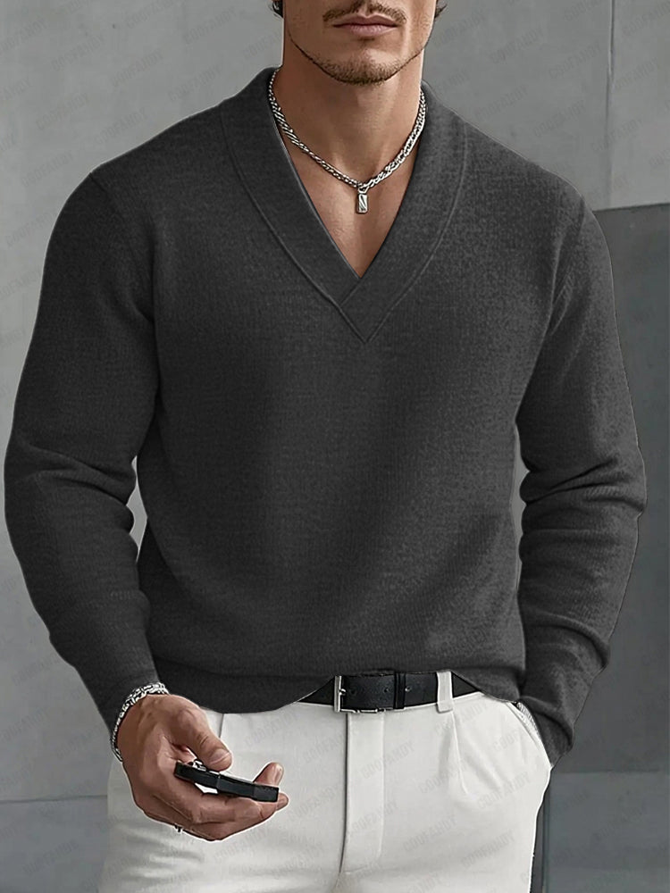 Camiseta interior versátil de cuello en V