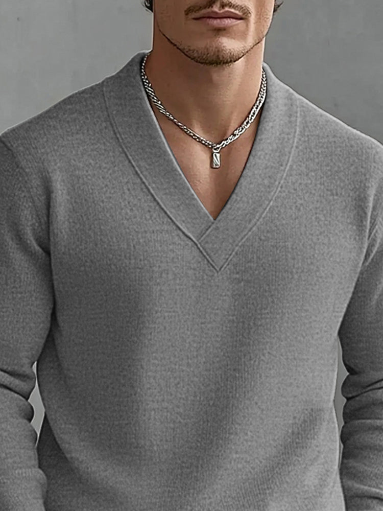Camiseta interior versátil de cuello en V
