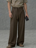 Pantalón ancho con cinturón