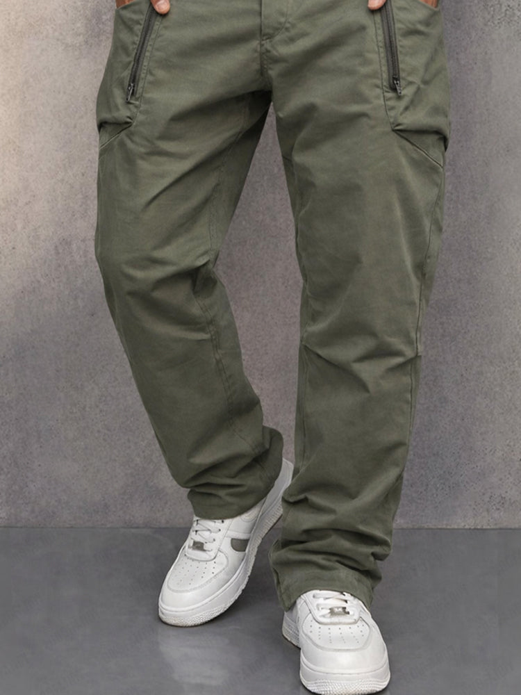 Pantalón cargo cónico 100% algodón