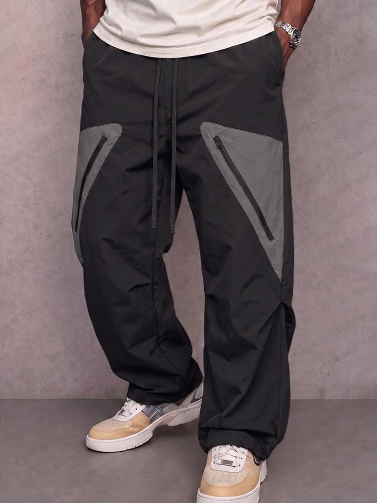 Pantalón cargo utilitario de corte recto