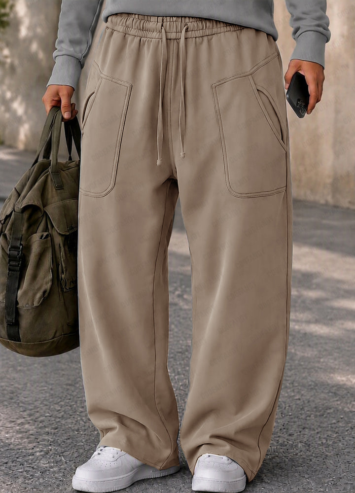 Pantalón casual street style con bolsillos