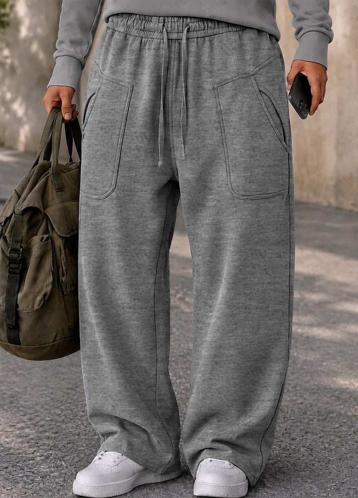 Pantalón casual street style con bolsillos