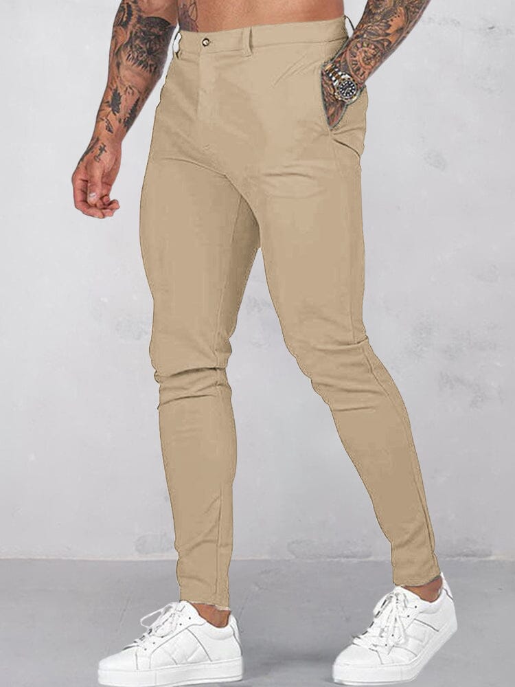 Pantalón liso casual cómodo