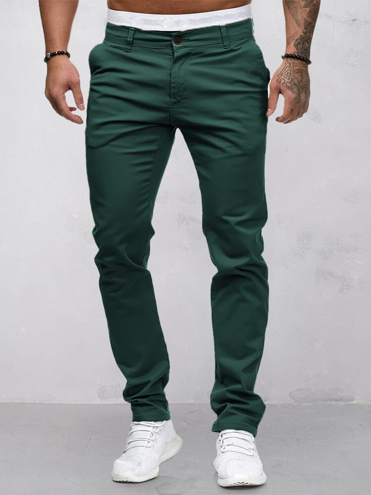 Pantalón liso casual cómodo