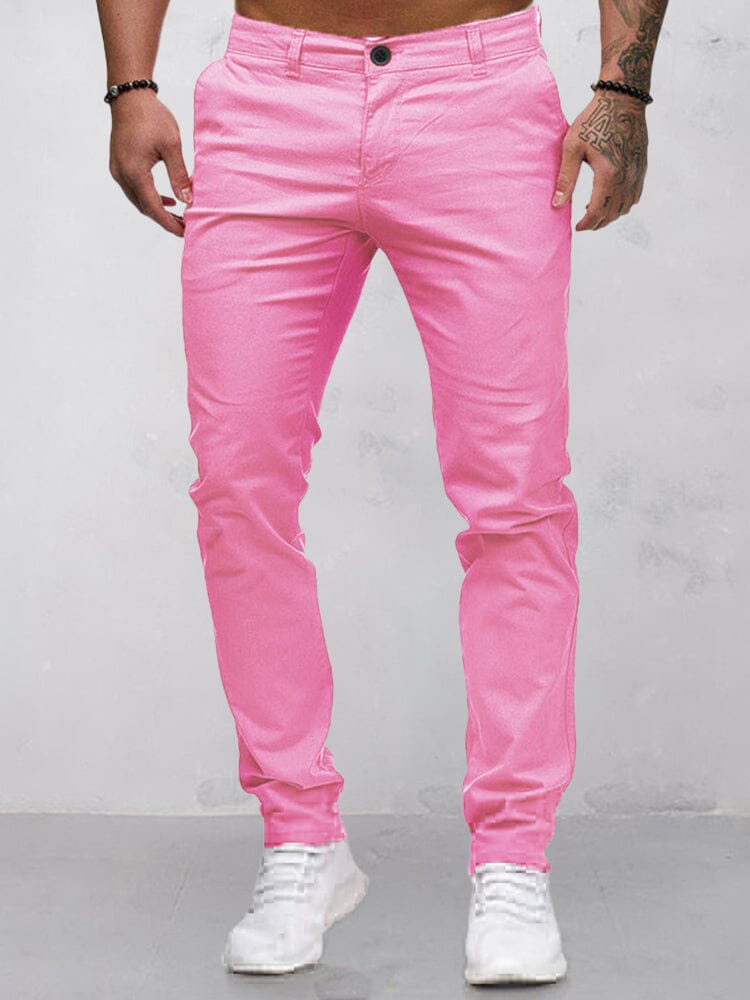 Pantalón liso casual cómodo