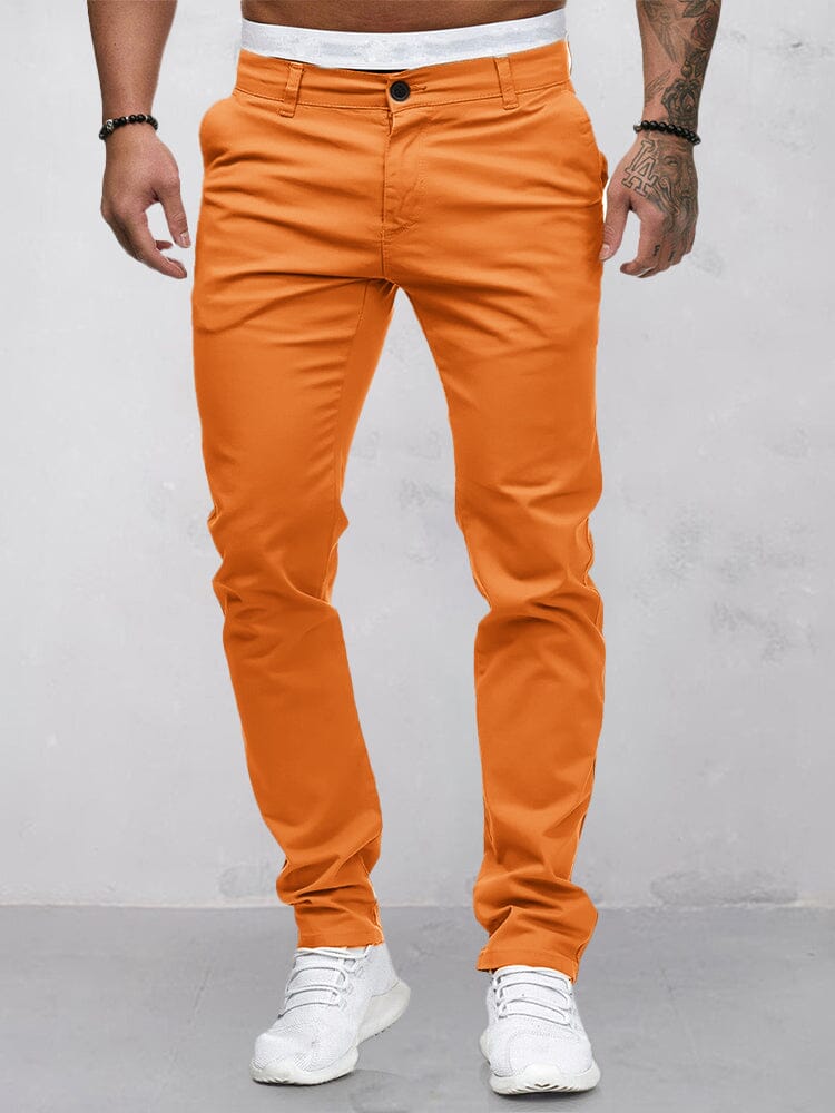 Pantalón liso casual cómodo