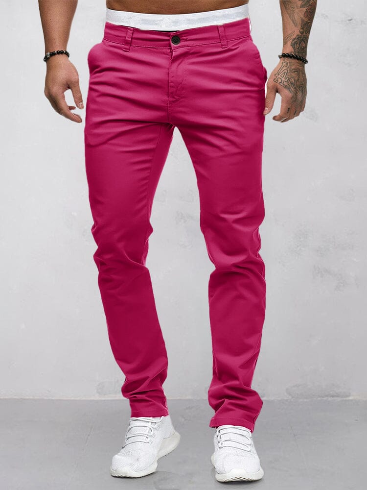 Pantalón liso casual cómodo