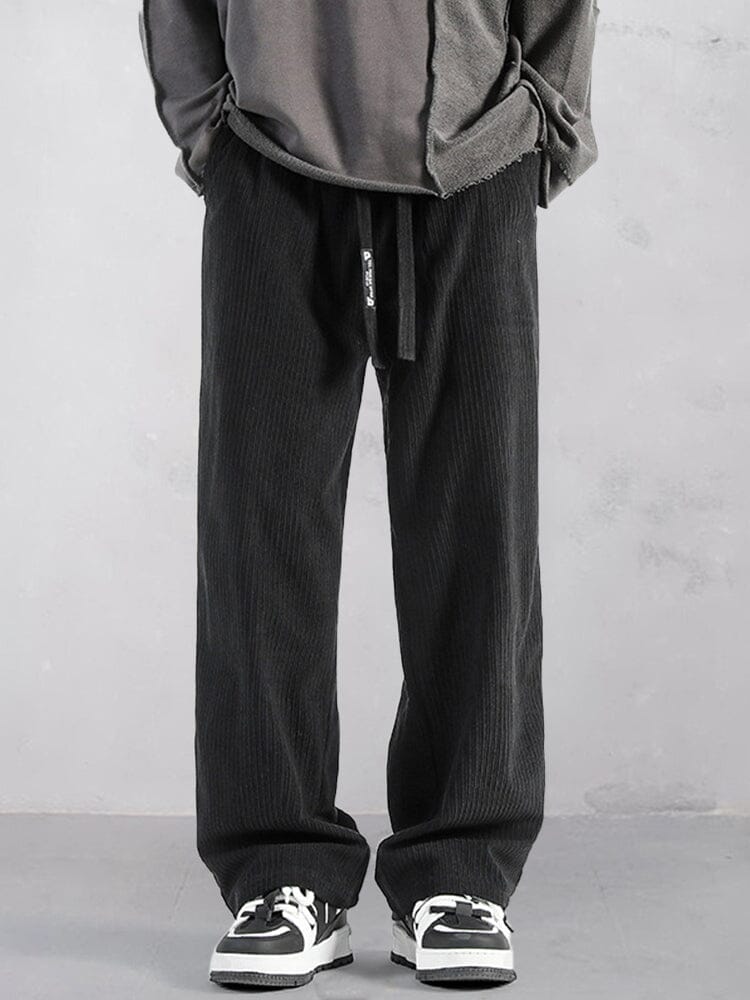 Pantalón recto de pana casual
