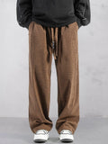 Pantalón recto de pana casual