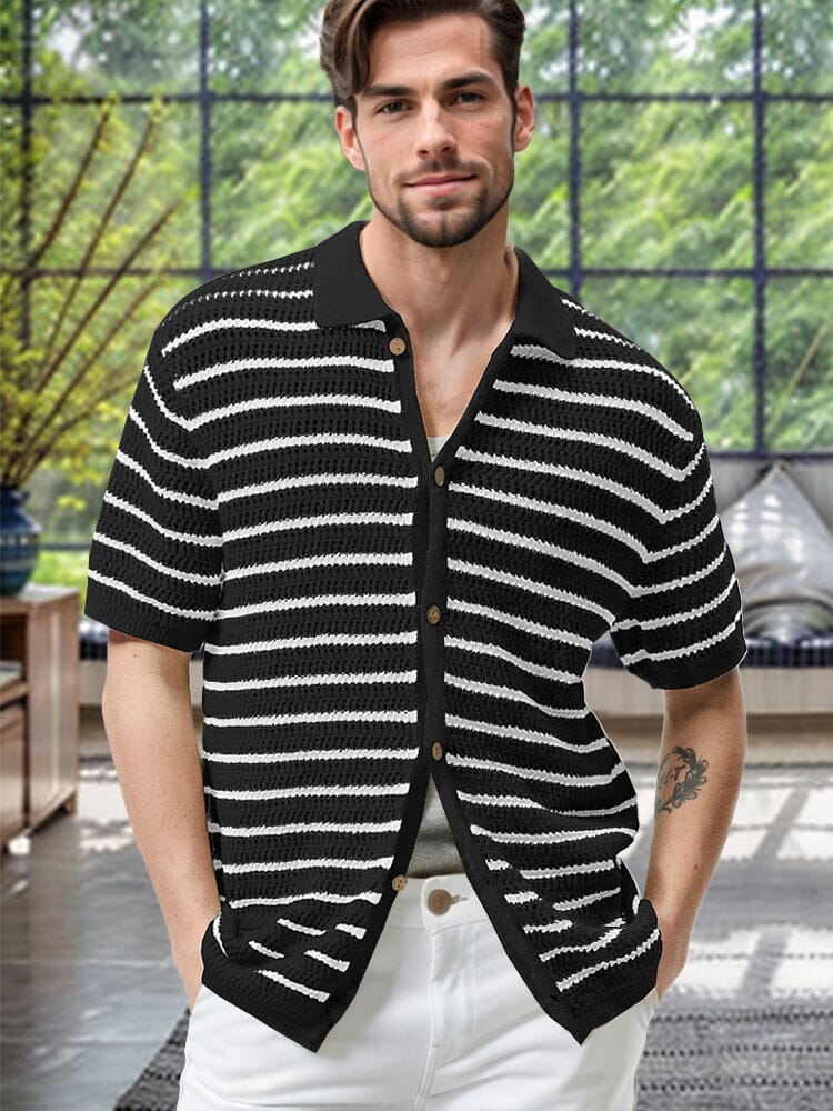 Camisa de punto ligera y transpirable