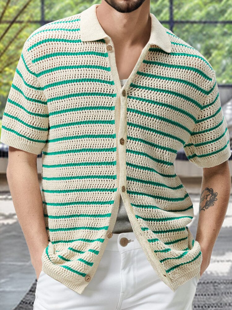 Camisa de punto ligera y transpirable