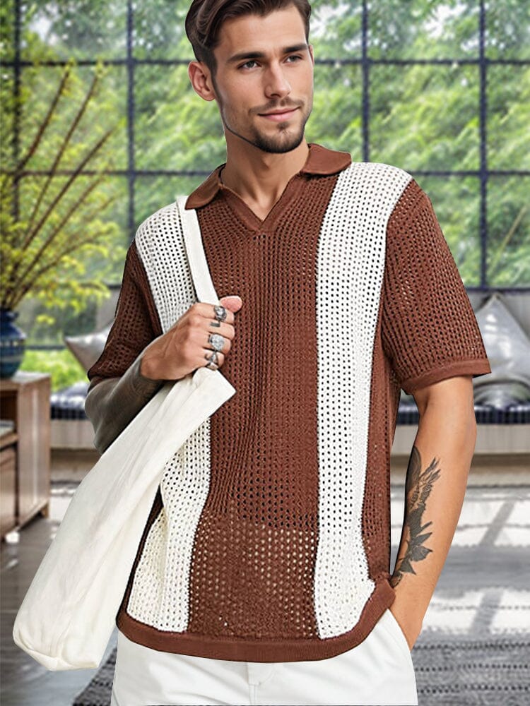 Camisa de punto ligera y transpirable