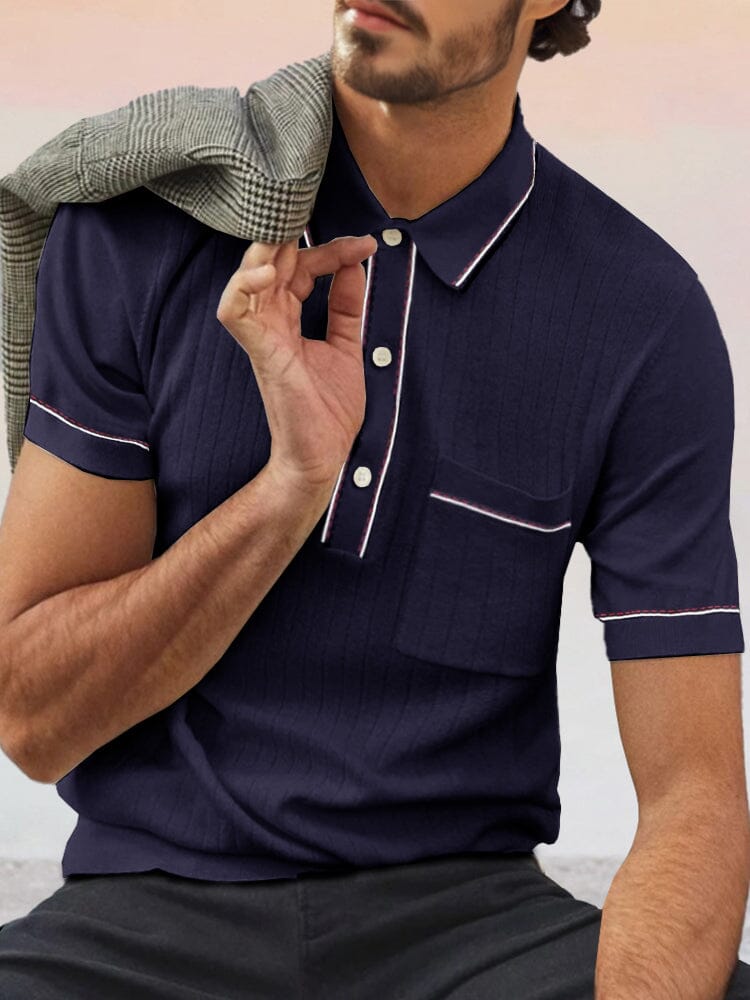 Polo de punto suave y transpirable