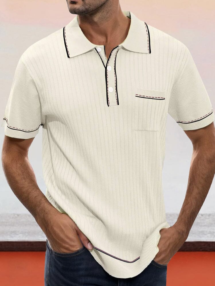 Polo de punto suave y transpirable