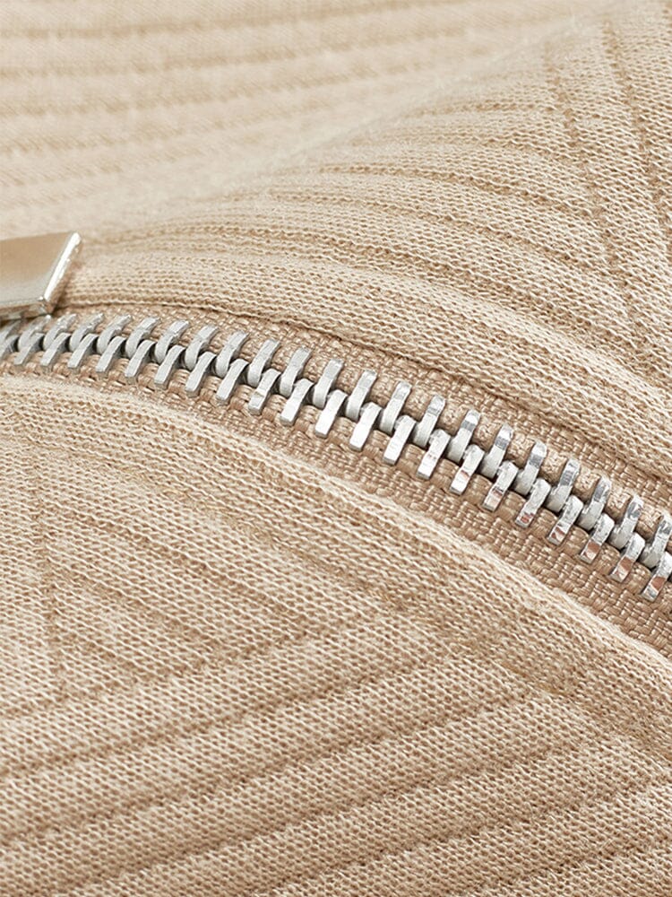 Top casual de jacquard con diseño de rombos