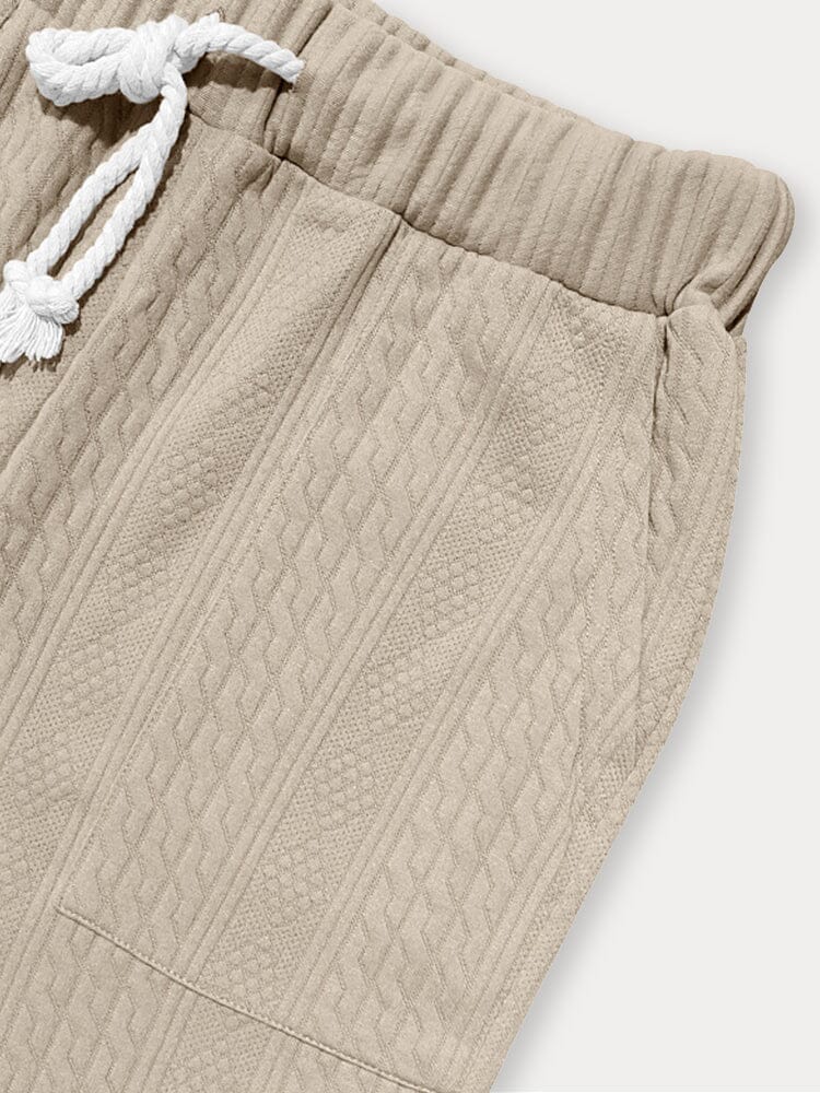 Pantalón urbano texturizado jacquard