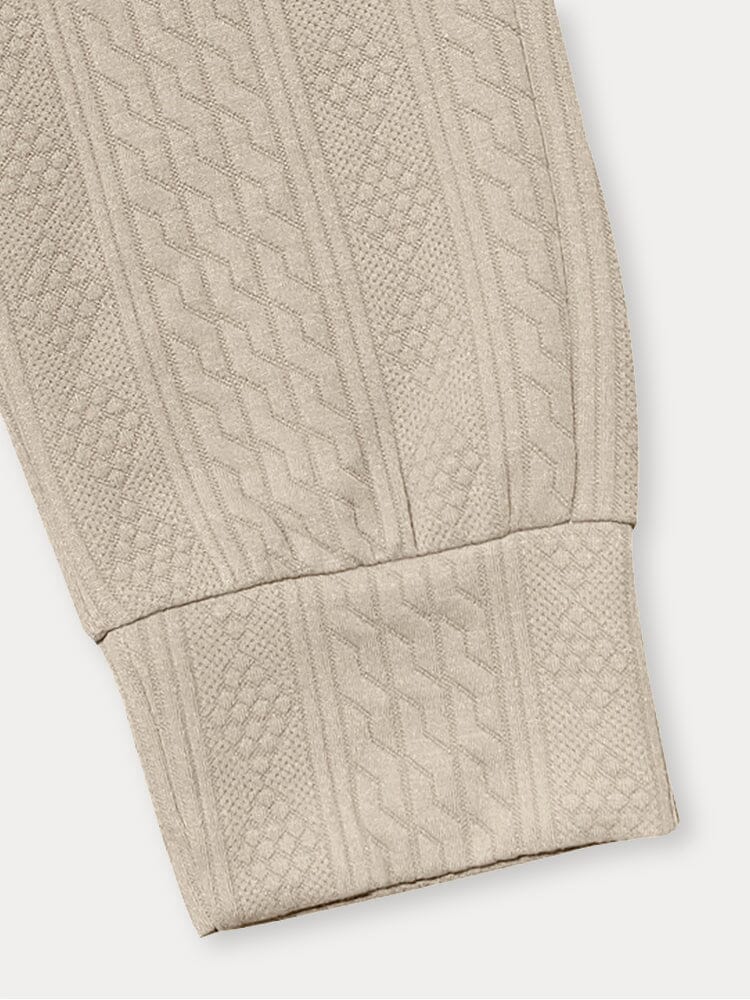 Pantalón urbano texturizado jacquard