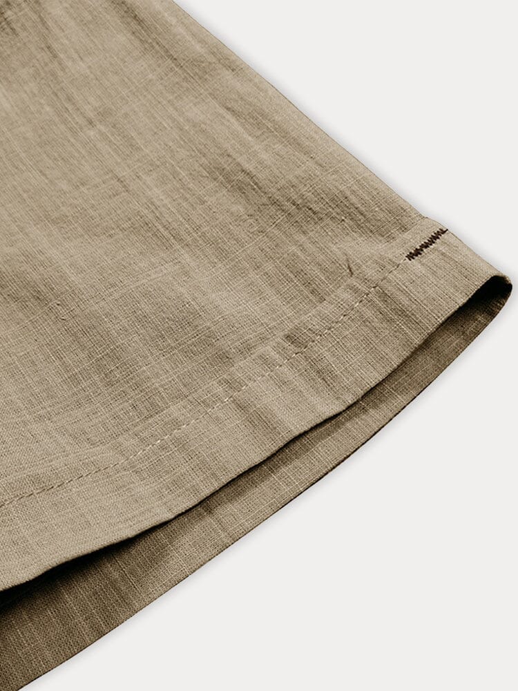 Camisa minimalista estilo lino