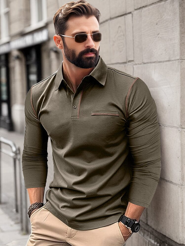 Polo casual de corte relajado