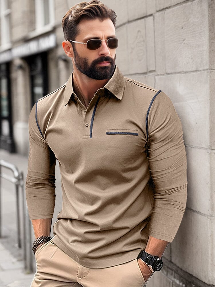 Polo casual de corte relajado