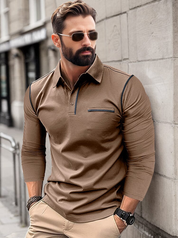 Polo casual de corte relajado