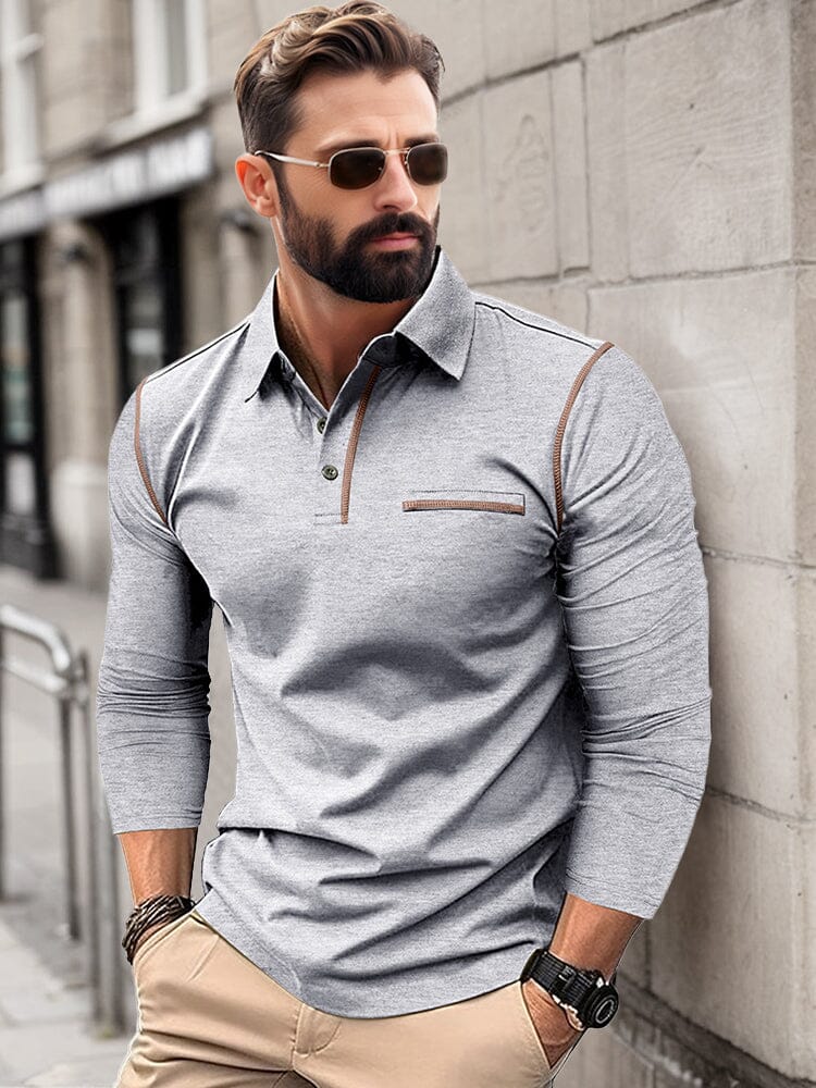 Polo casual de corte relajado