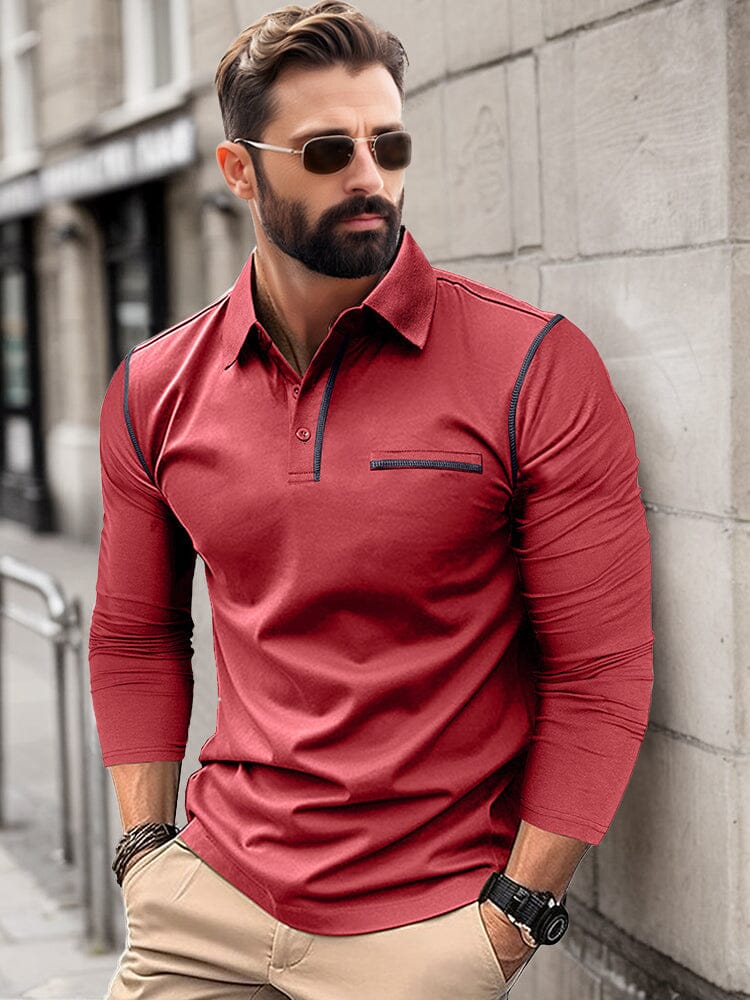Polo casual de corte relajado