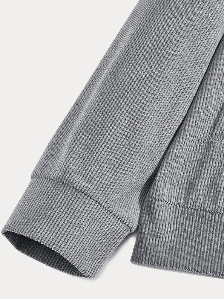 Chaqueta camisera de pana suave