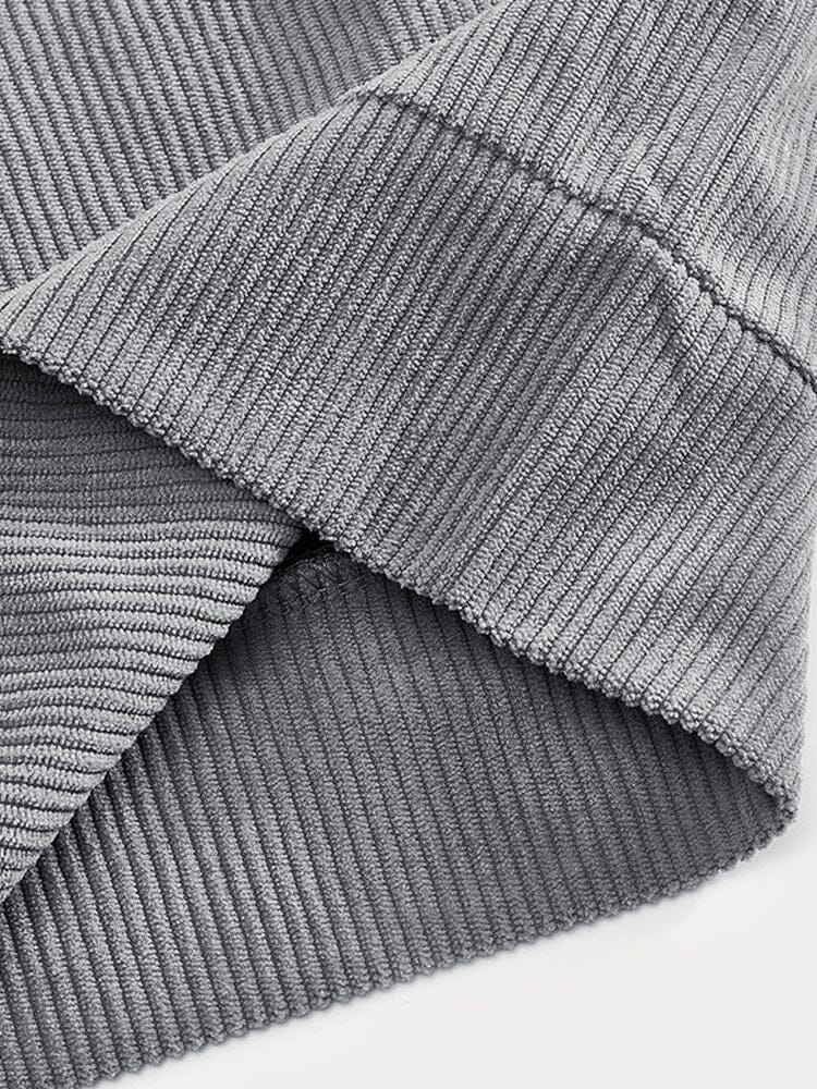 Chaqueta camisera de pana suave