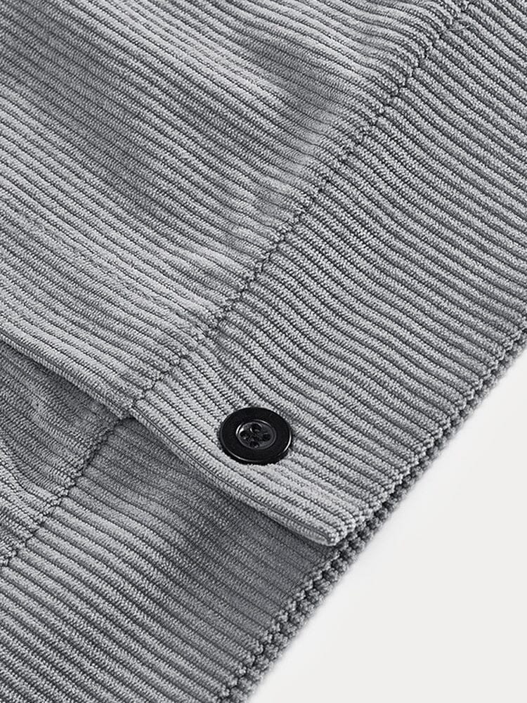 Chaqueta camisera de pana suave