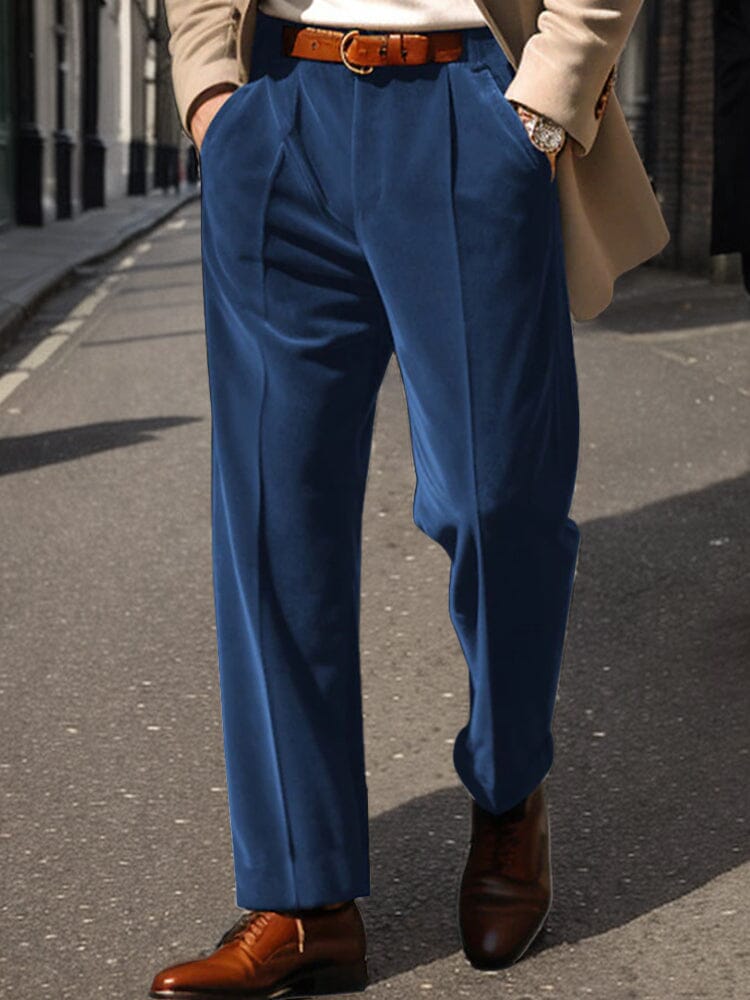 Pantalón de vestir de terciopelo