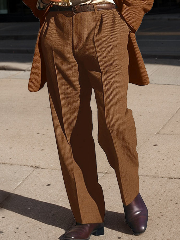 Pantalón de vestir recto elegante