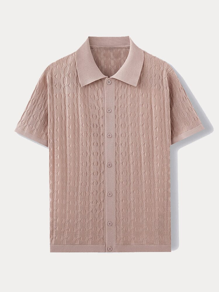 Camisa de punto trenzado suave