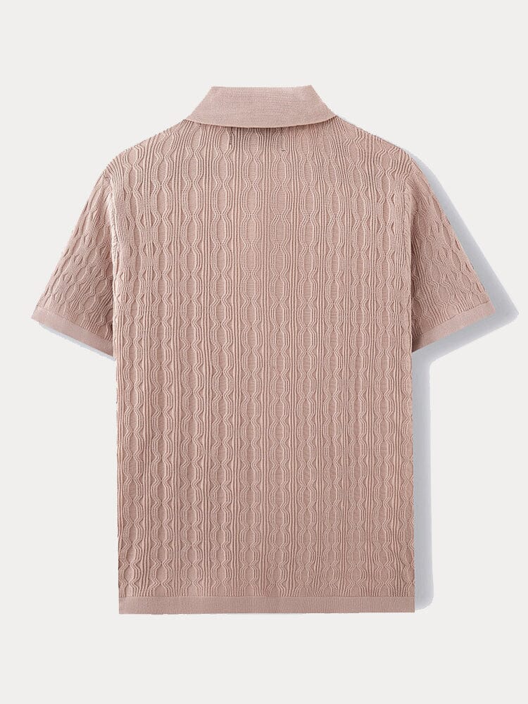Camisa de punto trenzado suave