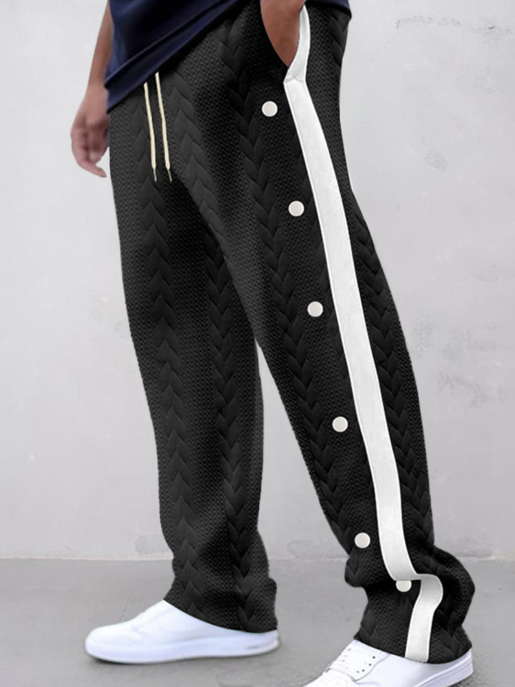 Pantalón texturizado de jacquard