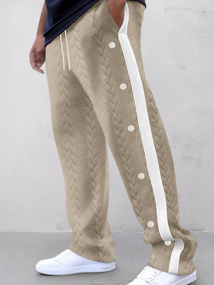 Pantalón texturizado de jacquard