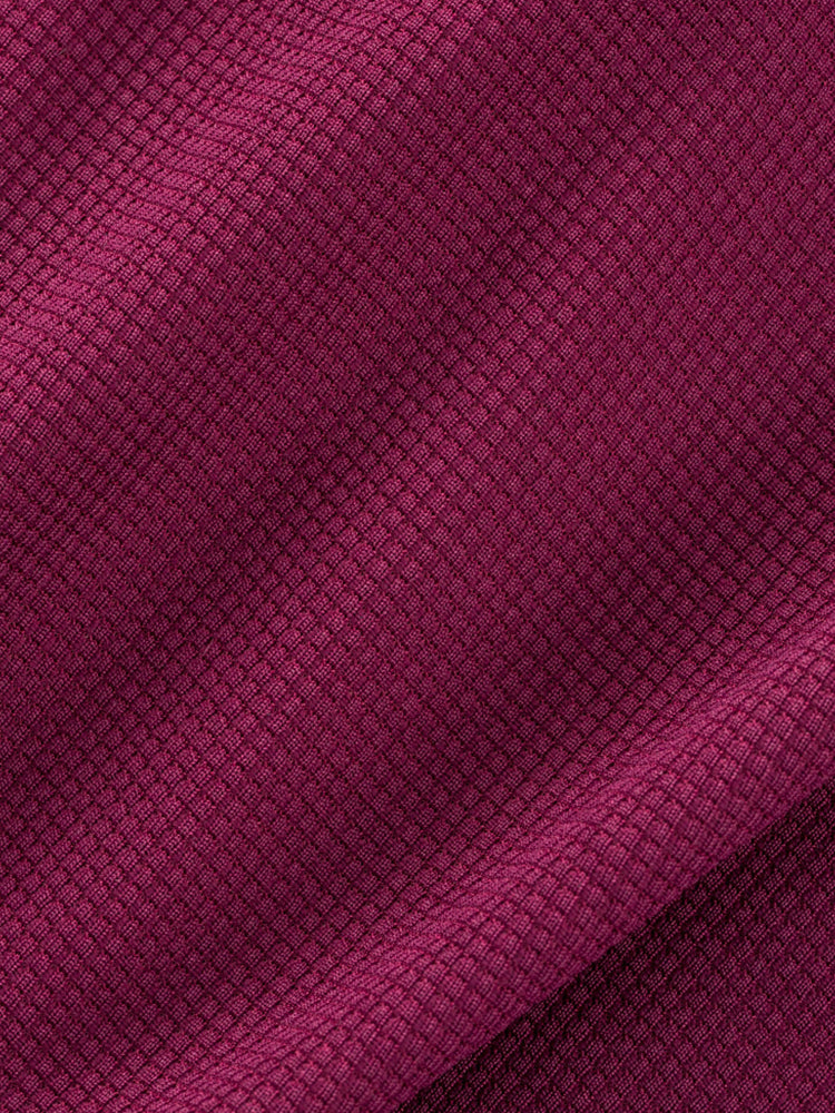 Camisa de punto gofre en bloques de color