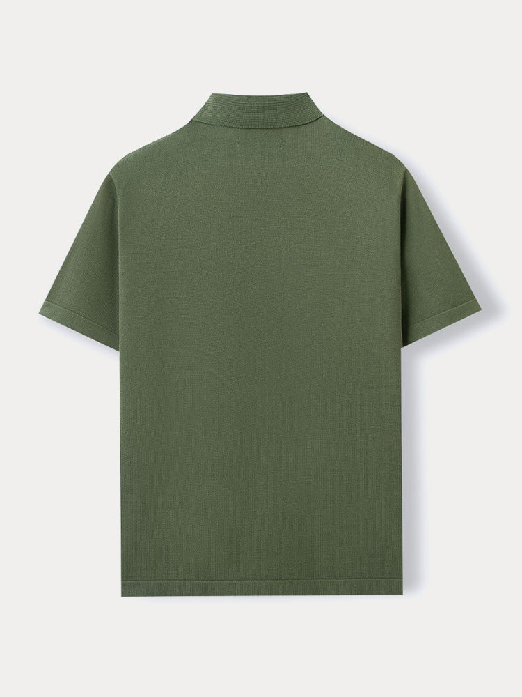 Camisa de punto elegante estilo business casual
