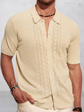 Camisa de punto elegante estilo business casual
