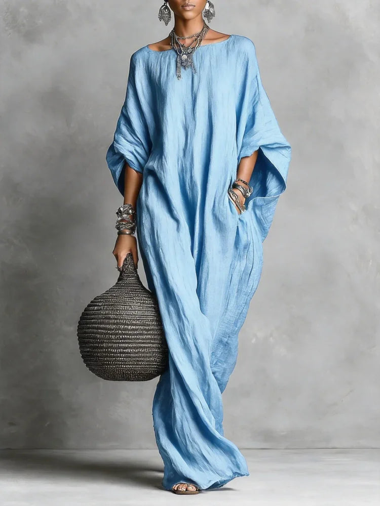 Vestido maxi Isla tipo kaftán